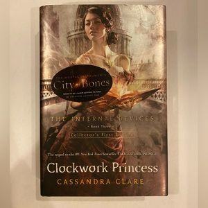 📚Clockwork Princess by Cassandra Clare (City of Bones)Collector’s First Edition
